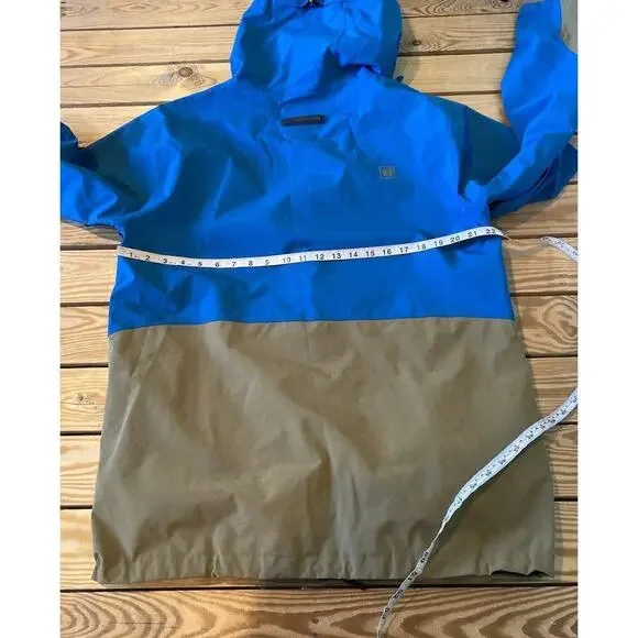 Armada Hooded Gore Tex Ski Snowboard Jacket Size Medium Men’s Blue Full Zip